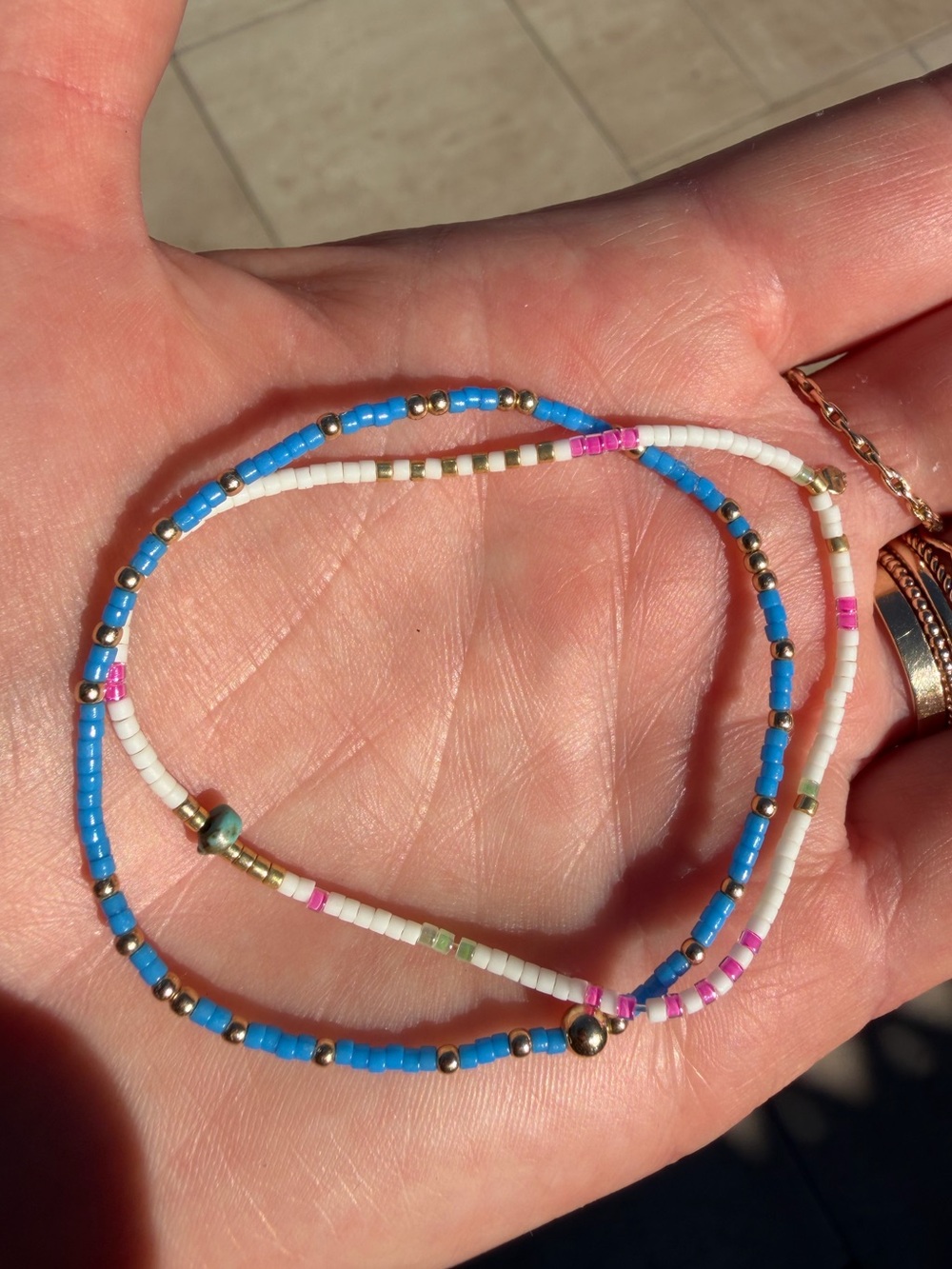 Beaded stretch bracelets